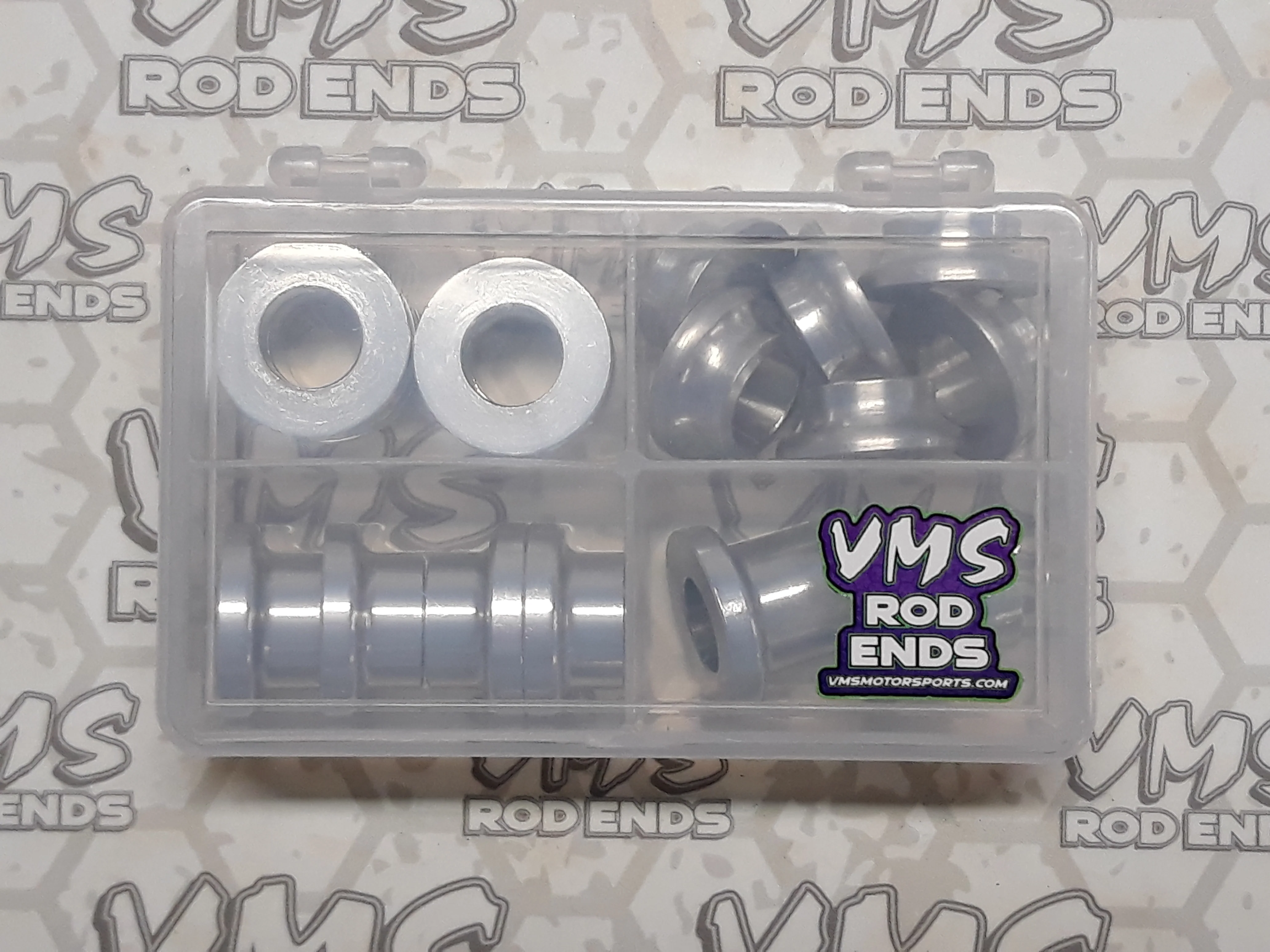 18 Piece Aluminum Rod End/Heim Joint Spacer Kit-1/2" - Image 4